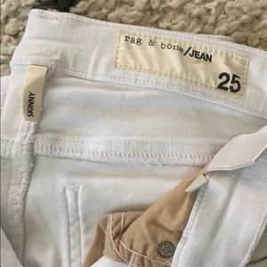 Rag & Bone white jeans - size 25